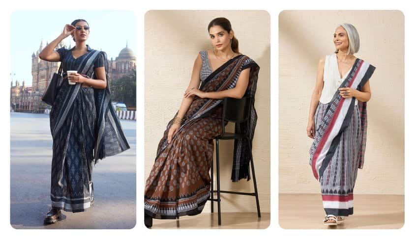 Pair a Cotton Handloom Saree With a Structured Blouse